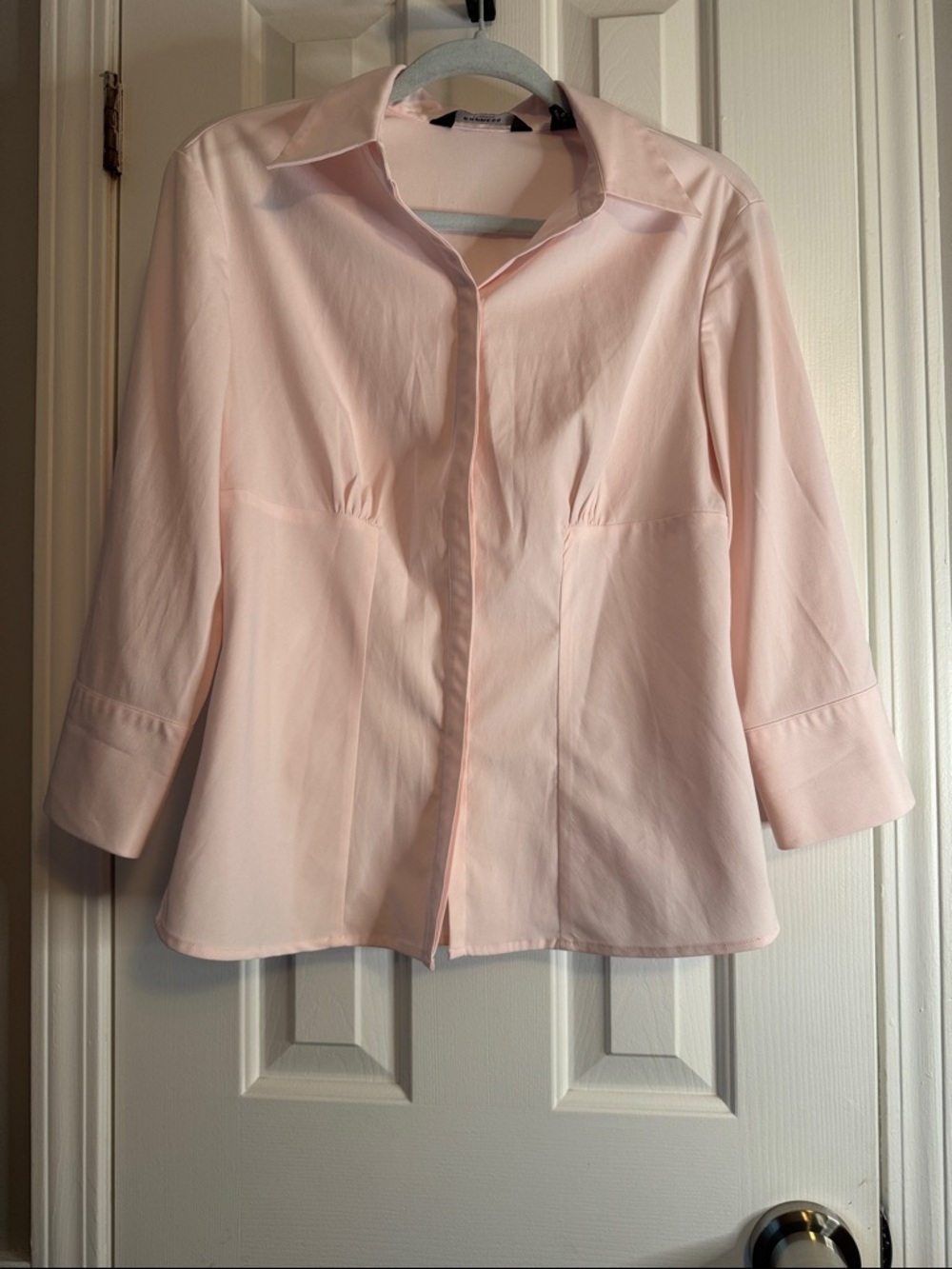 Express Light Pink Stretch Blouse (19)
